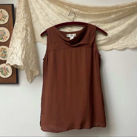 NWT Silk Minimalist Blouse